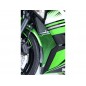 Protection de radiateur R&G RACING alu vert Kawasaki Ninja 650