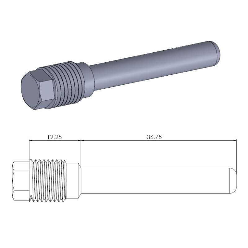 BRAKE PAD PIN OEM REPLACEMENT - 17020370