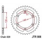 Couronne JT SPROCKETS 50 dents acier standard pas 520 type 808