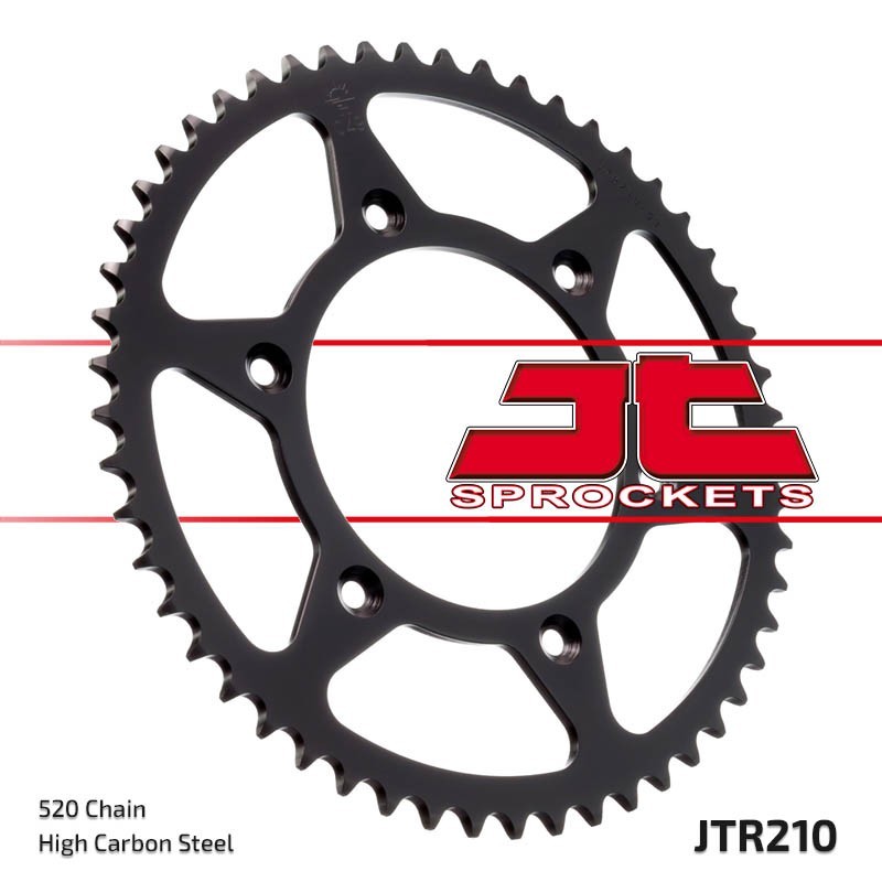 Couronne JT SPROCKETS 51 dents acier standard pas 520 type 210