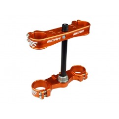 Té de fourche SCAR Offset origine orange KTM EXC/EXC-F