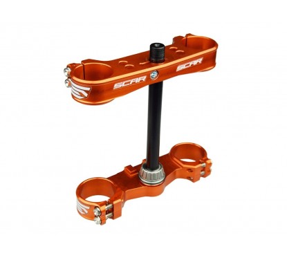 Té de fourche SCAR Offset origine orange KTM EXC/EXC-F