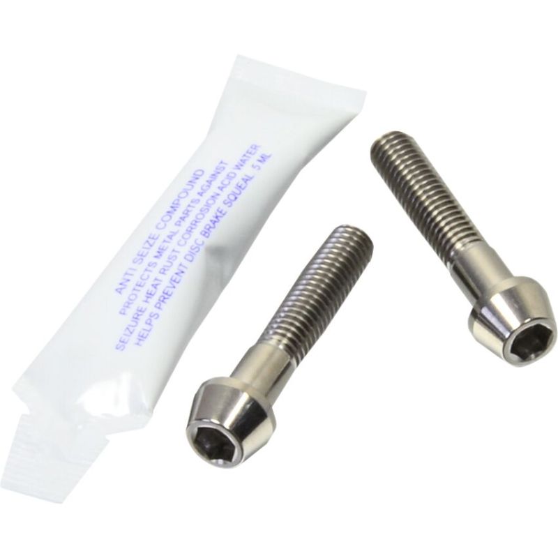 BRAKE CALIPER PINCH BOLT SET TITANIUM