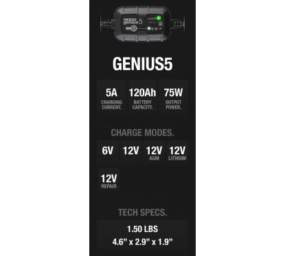 Chargeur de batterie NOCO Genius5