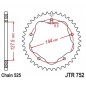 Couronne JT SPROCKETS 43 dents acier standard pas 525 type 752