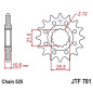 Pignon JT SPROCKETS 14 dents acier standard pas 525 type 781