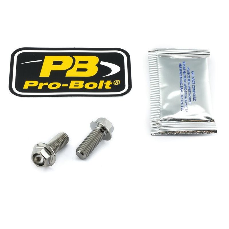 BRAKE CALIPER MOUNTING KIT TITANIUM