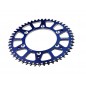 Couronne SCAR 48 dents alu ultra-light anti-boue pas 420 type SRS510 bleu