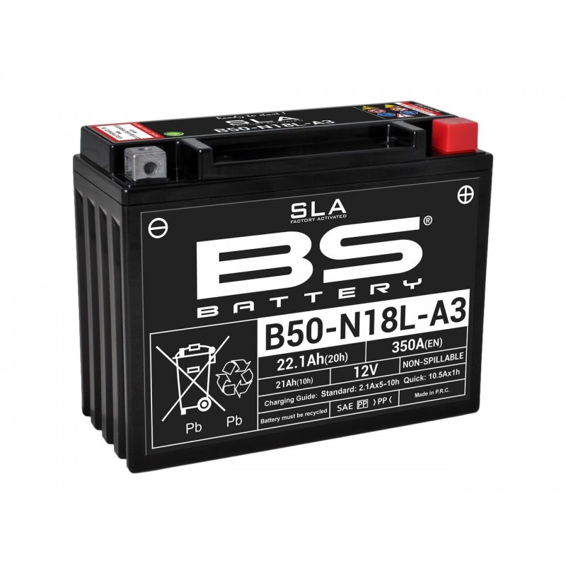 Batterie BS BATTERY B50N18L-A3 SLA sans entretien activée usine