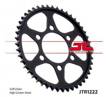 Couronne JT SPROCKETS 47 dents acier standard pas 428 type 1222