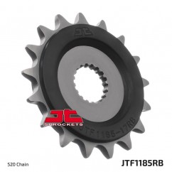 Pignon JT SPROCKETS 17 dents acier anti-bruit pas 520 type 1185