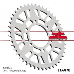 Couronne JT SPROCKETS Aluminium Ultra-light anti-boue 478-520