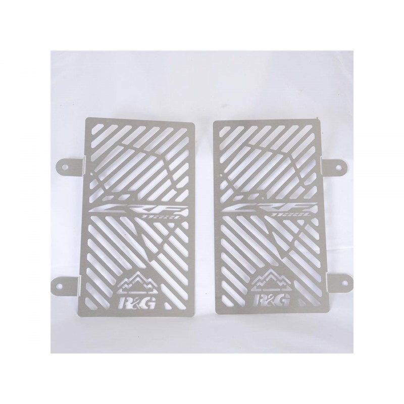 Protection de radiateur gravée R&G RACING inox Honda CRF 1100