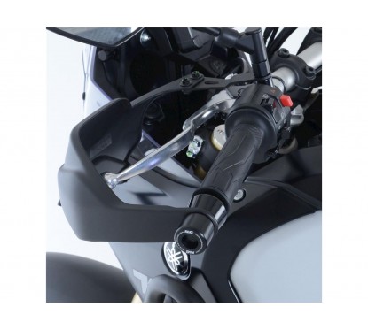 Embouts de guidon avec protège-mains origine R&G RACING noir Yamaha Tenere 700