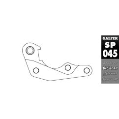 BRAKE CALIPER RELOCATION ADAPTOR - 17040599