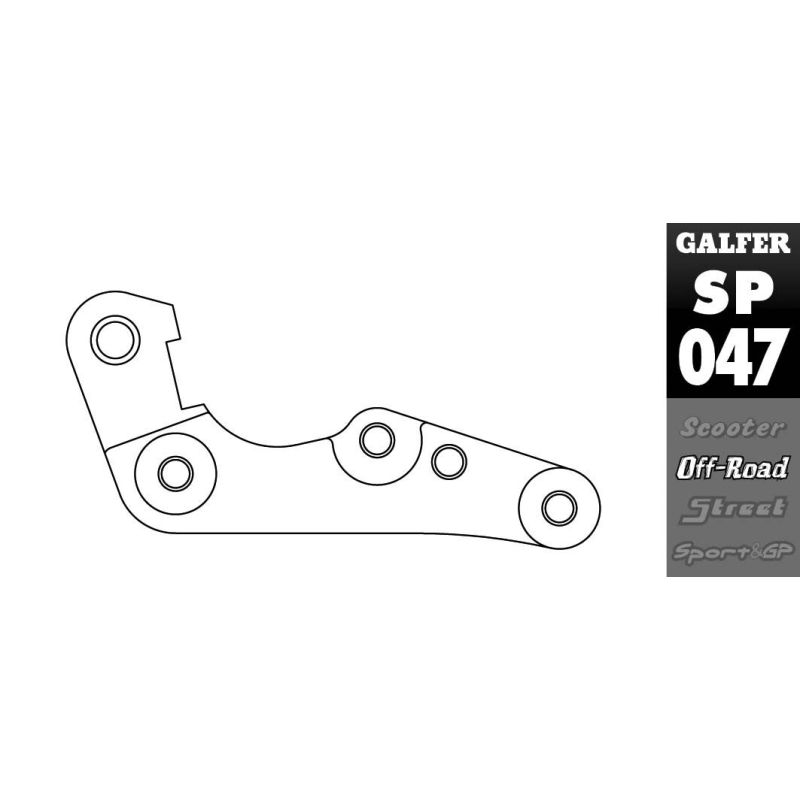 BRAKE CALIPER RELOCATION ADAPTOR - 17040600