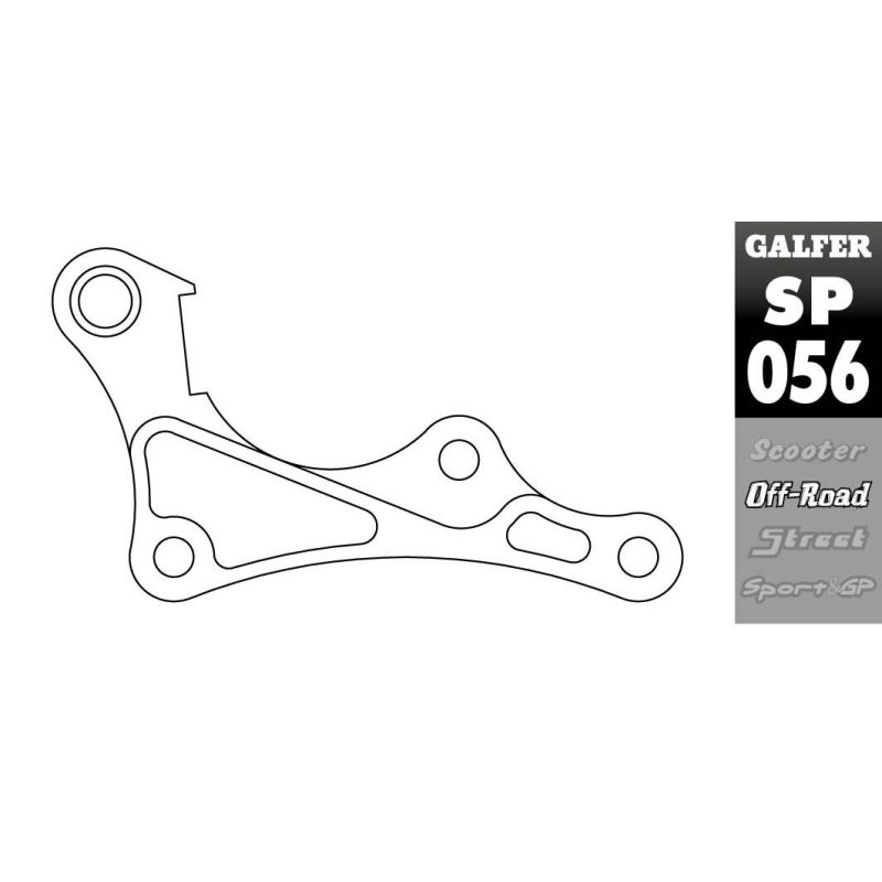 BRAKE CALIPER RELOCATION ADAPTOR - 17040602