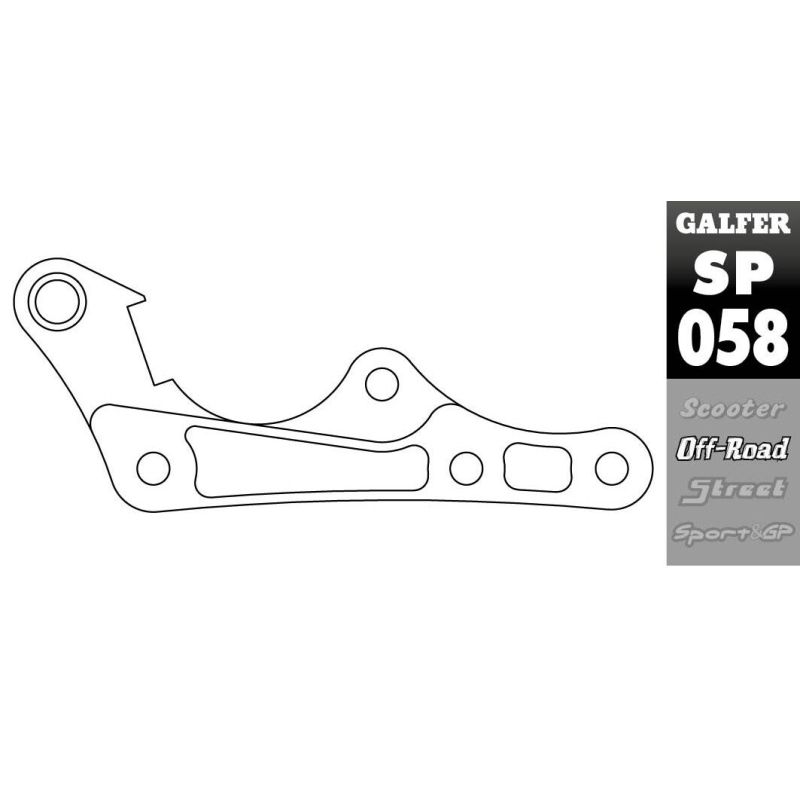 BRAKE CALIPER RELOCATION ADAPTOR - 17040604