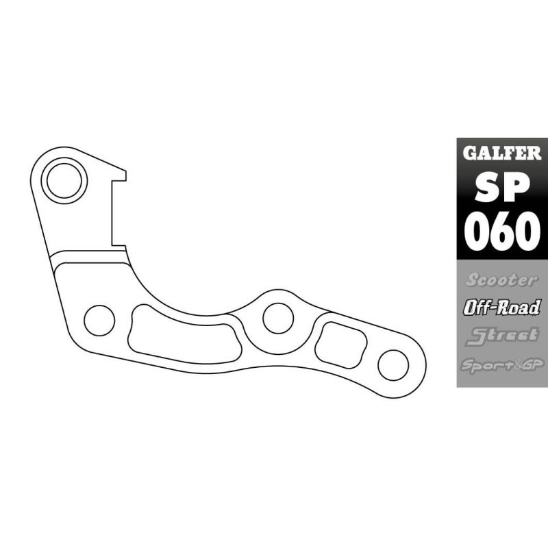 BRAKE CALIPER RELOCATION ADAPTOR - 17040605
