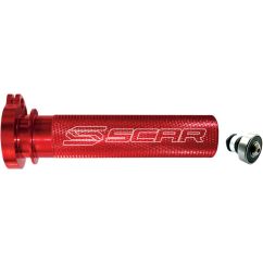 ALUMINUM THROTTLE TUBE & BEARING RED