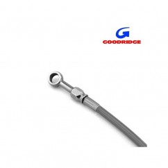 DESTOCKAGE - Durite Aviation 66cm INOX - Raccords 0 / 0 INOX