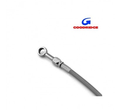 DESTOCKAGE - Durite Aviation 66cm INOX - Raccords 0 / 0 INOX