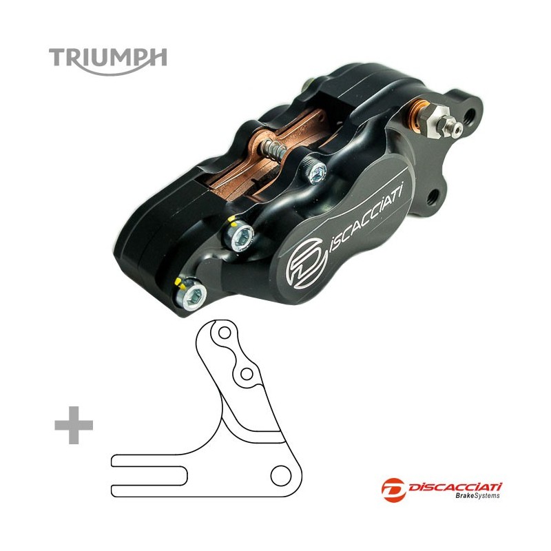 Kit Etrier + Platine Arriere - TRIUMPH SCRAMBLER Tous modeles