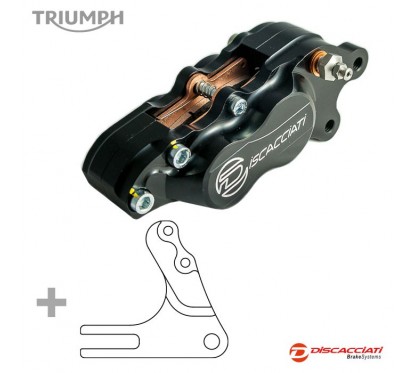 Kit Etrier + Platine Arriere - TRIUMPH SCRAMBLER Tous modeles 