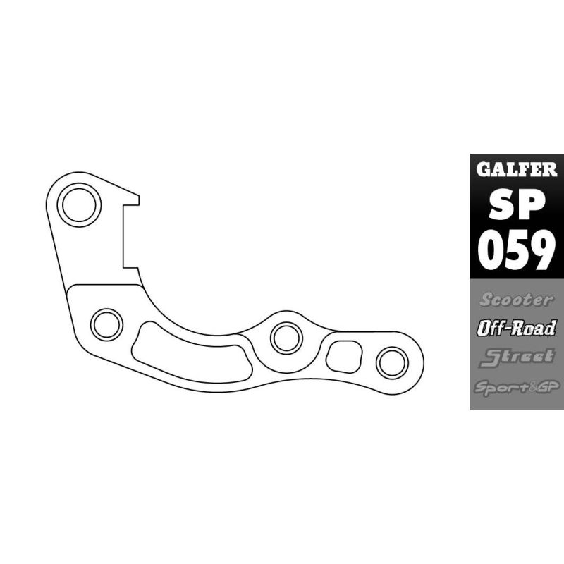 BRAKE CALIPER RELOCATION BRACKET