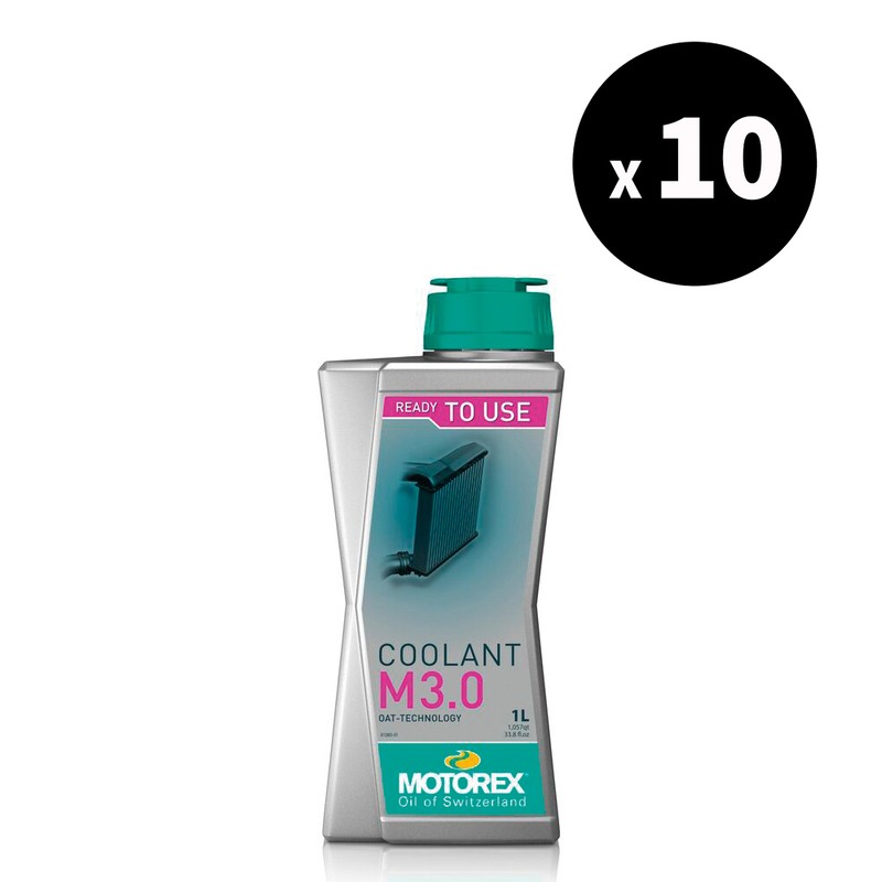 Liquide de refroidissement MOTOREX Coolant M3.0 - 10x1L