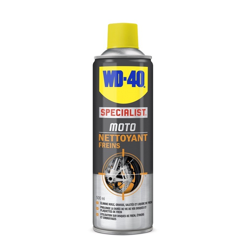 Nettoyant freins WD-40 Specialist Moto - spray 500ml