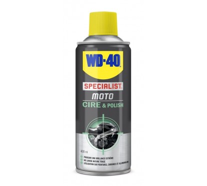 Cire et Polish WD-40 Specialist® Moto - Spray 400 ml