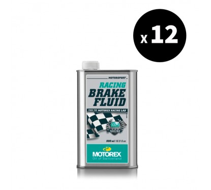 Liquide de frein MOTOREX Racing Brake Fluid - 500ml x12