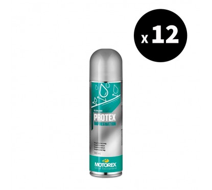 Spray imperméabilisant textile et cuir MOTOREX Protex - Spray 12x500 ml