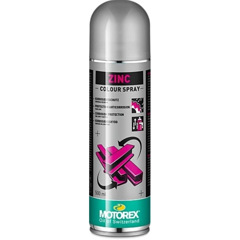 Vernis Zinc MOTOREX Colour Spray - 500 ml