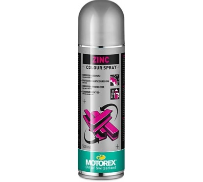 Vernis Zinc MOTOREX Colour Spray - 500 ml x12