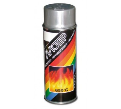 Peinture haute température MOTIP Argent - Spray 400 ml