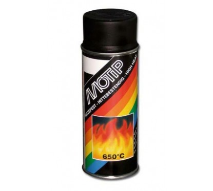 Peinture haute température MOTIP Noir - spray 400 ml