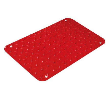 Plaque antidérapante BIKE LIFT 550x340mm rouge