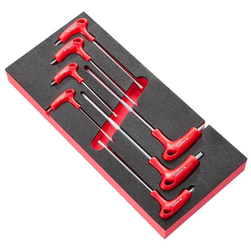 Module FACOM 7 clés mâles Torx® poignées en T