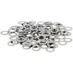 Rondelles alu BIHR 6x10x1mm 100 pièces