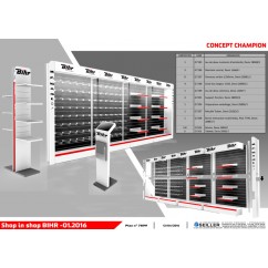 Concept shop-in-shop corner BIHR - Configuration Champion