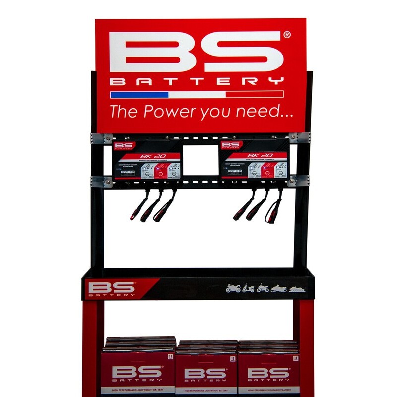 Station de charge BS Battery - présentoir + support - chargeur non inclus