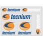 Planche autocollants TECNIUM 6 Logos fond transparent 180X125