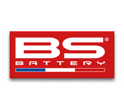 Sticker BS BATTERY drapeau français - rouge 300x131mm