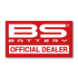 Sticker BS BATTERY Official Dealer - 70x130mm