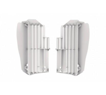 Cache radiateur POLISPORT blanc Yamaha YZ450F