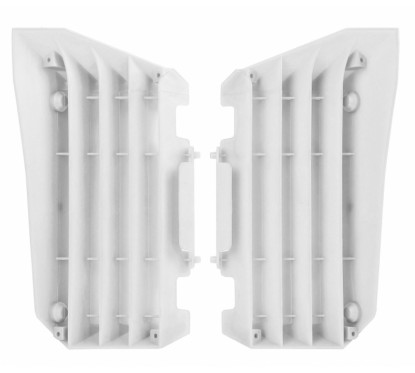 Cache radiateur POLISPORT blanc Yamaha YZ250F/YZ450F