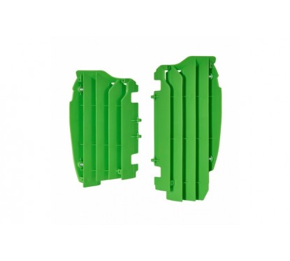 Cache radiateur POLISPORT vert Kawasaki KX450F