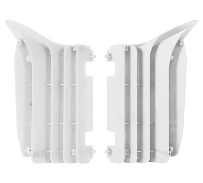 Cache radiateur POLISPORT blanc Yamaha YZ125/250